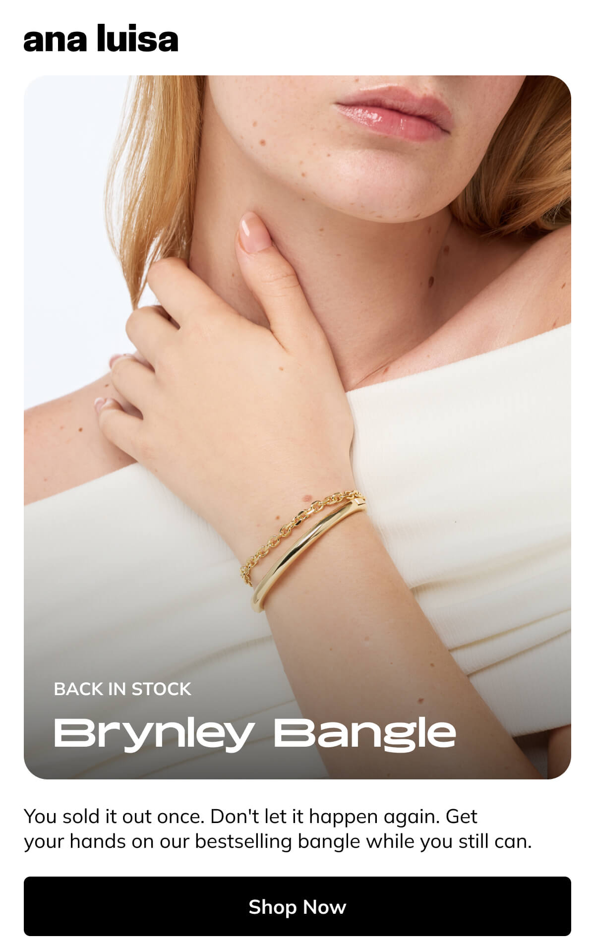 Back in stock - Brynley Bangle