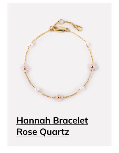 Hannah Bracelet Rose Quartz