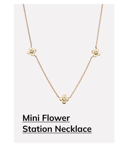 Mini Flower Station Necklace