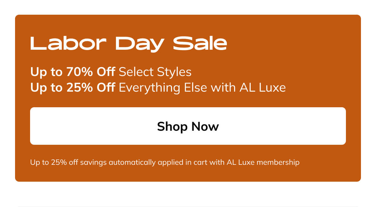Shop Labor Day Sale