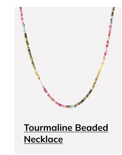 Tourmaline Beaded Necklace