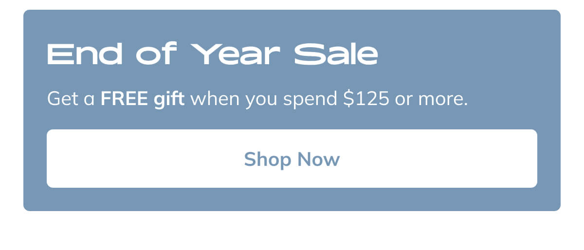 End of year sale