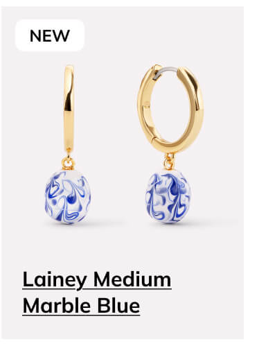 Lainey Medium Marble Blue