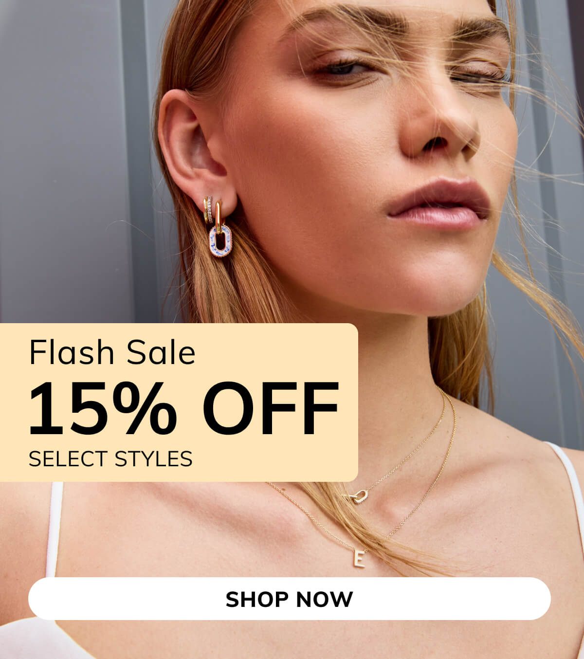 Flash Sale 15% off select styles