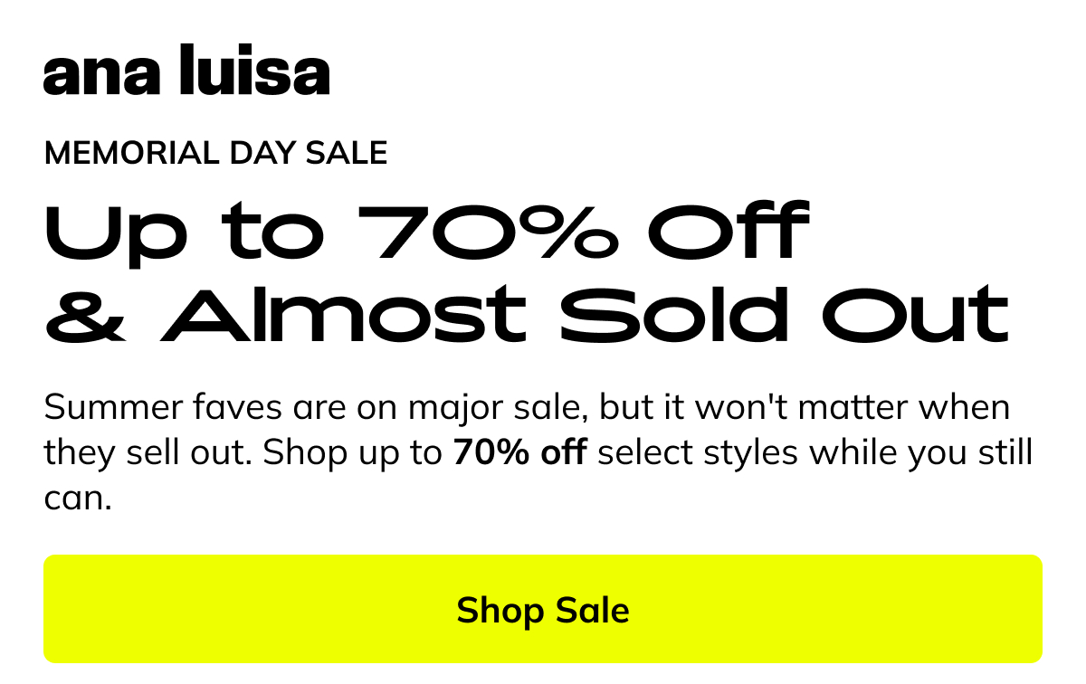 Shop Sale