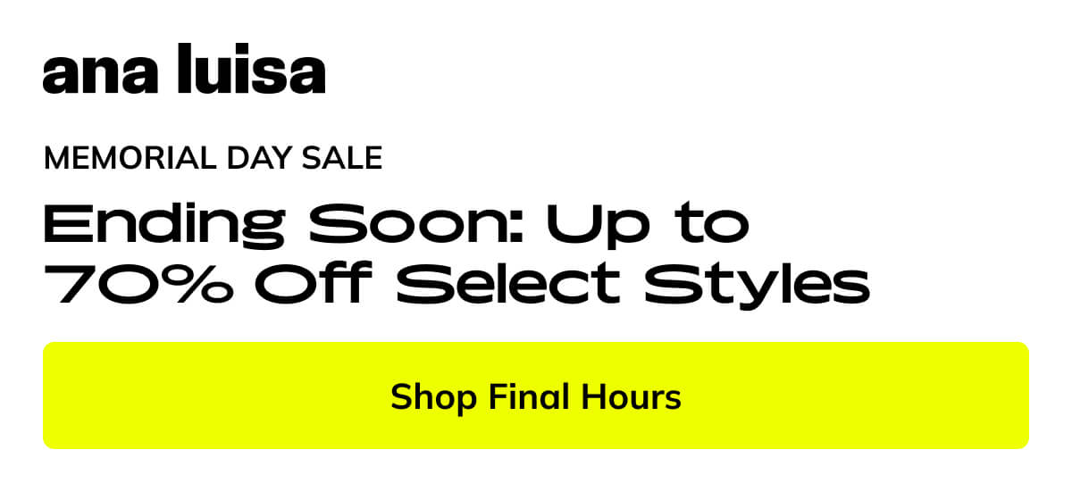 Shop Final Hours