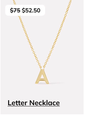 Letter Necklace