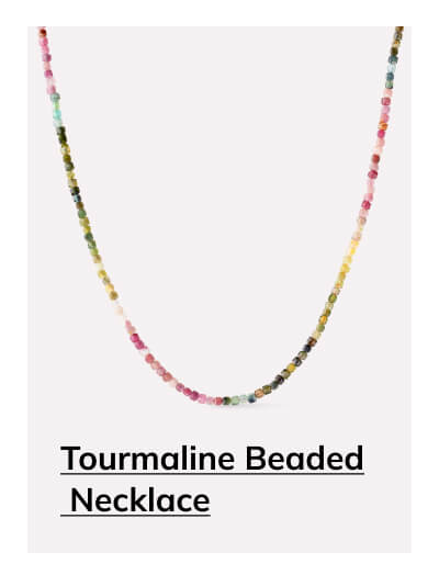 Tourmaline Beaded Necklace