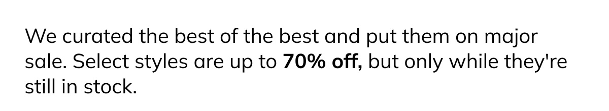 Shop Sale