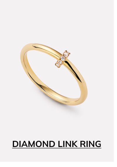 Diamond Link Ring