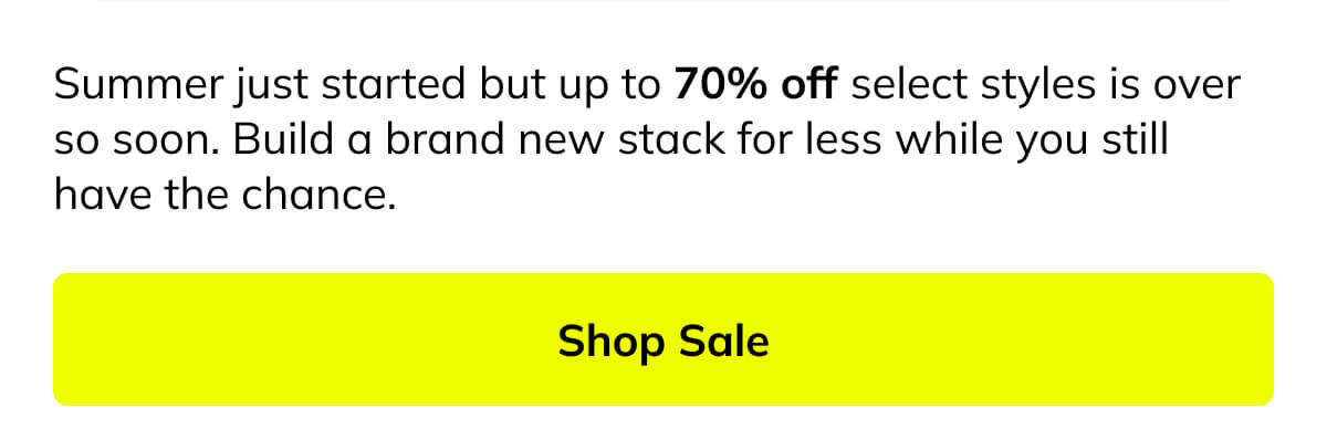 Shop Sale