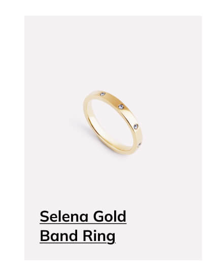 Selena Gold Band Ring