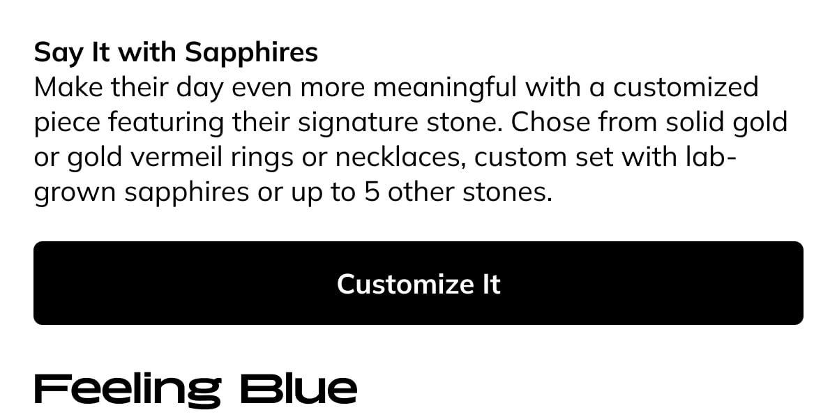 Customize it