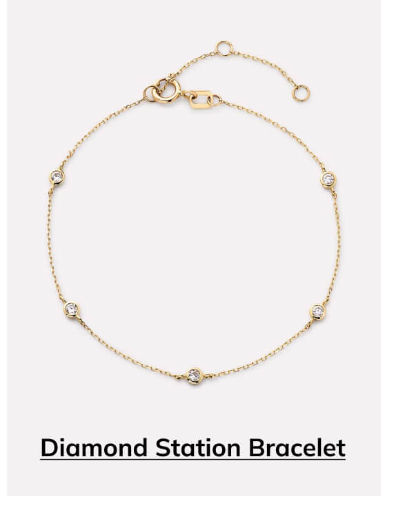 Diamond Station Bracelet