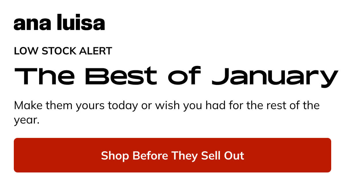 Shop before they sell out