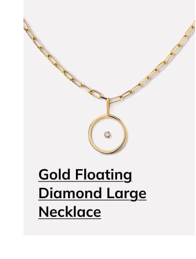 Floating Diamond Large Necklace