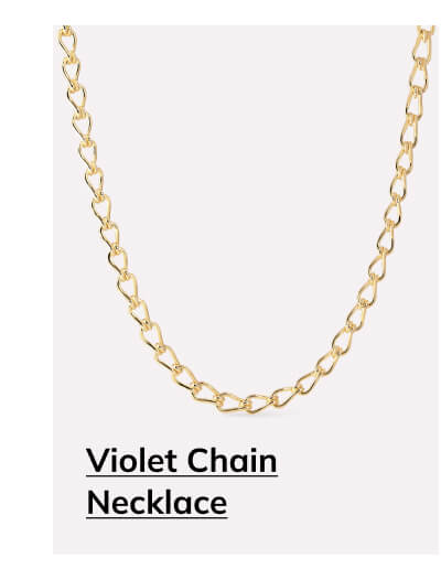 Violet Chain Necklace
