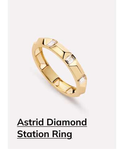 Astrid Diamond Station Ring