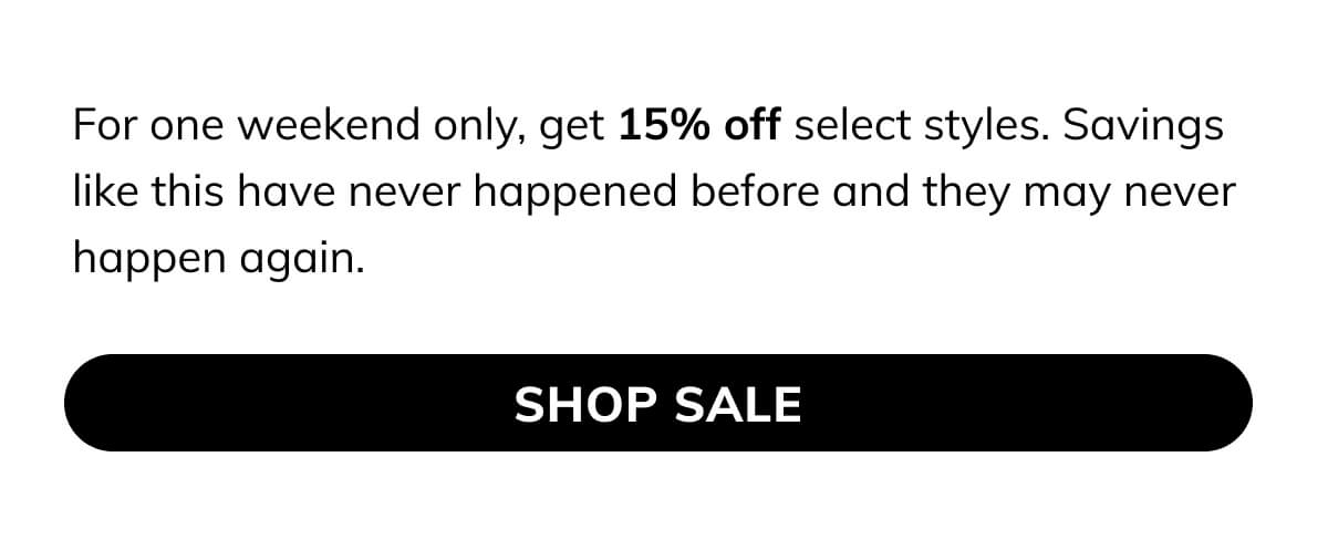 Shop sale