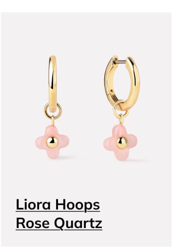 Liora Hoops Rose Quarz