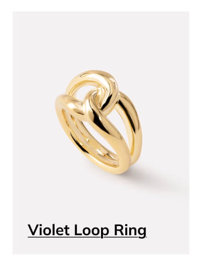 Violet Loop Ring