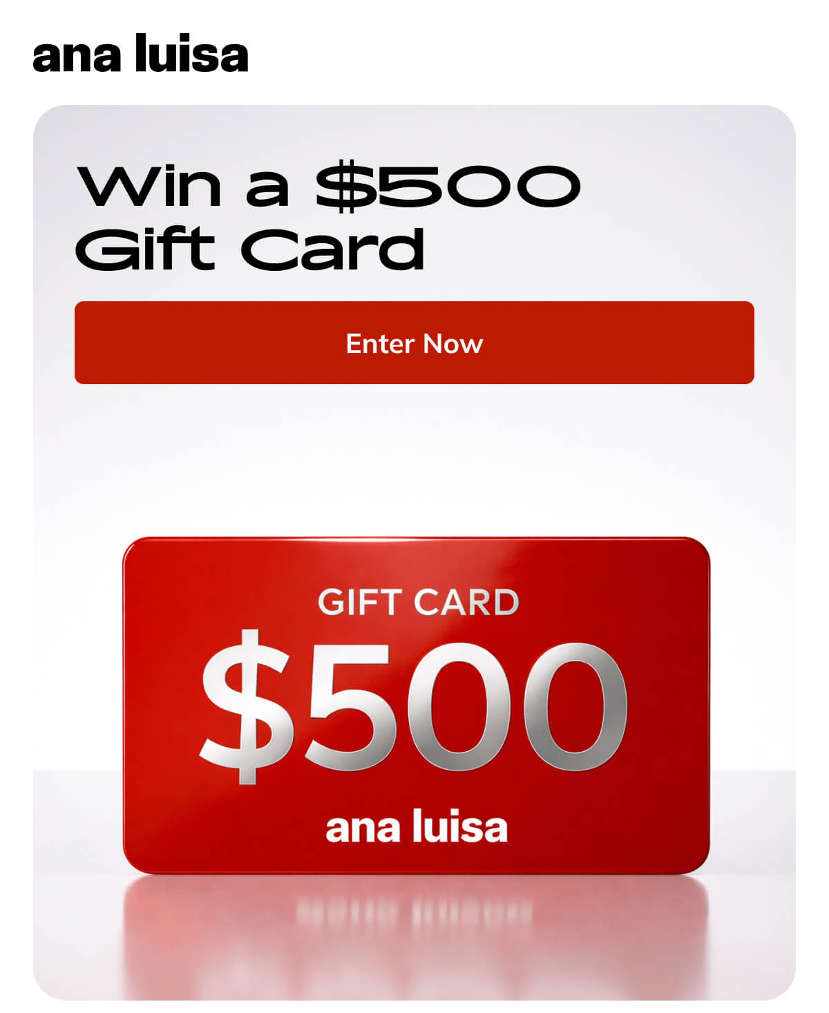 Win a $500 Gift Card