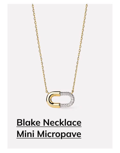 Blake Necklace Mini Micropave