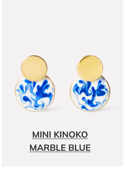 Mini Kinoko Marble Blue