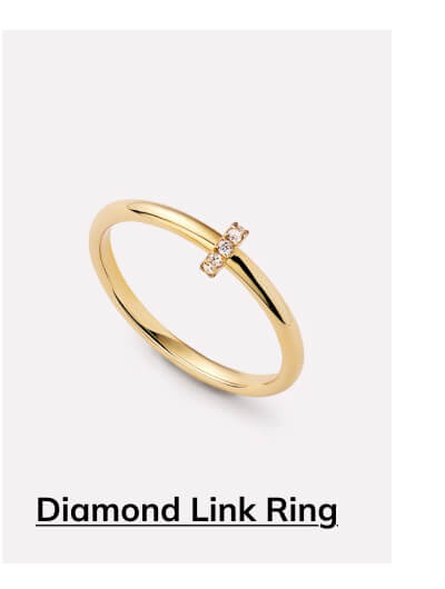 Diamond Link Ring