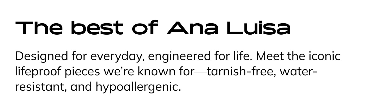 The best of Ana Luisa