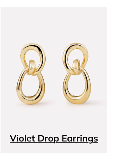 Violet Drop Earrings