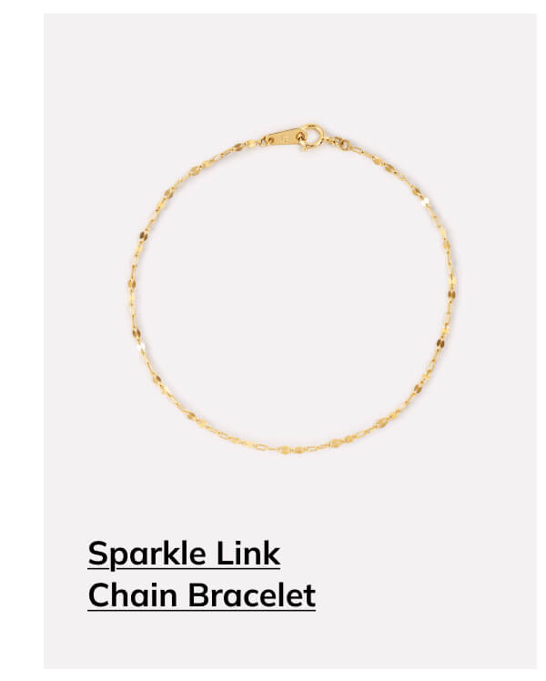 Sparkle Link Chain Bracelet