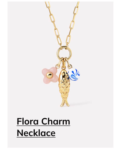 Flora Charm Necklace