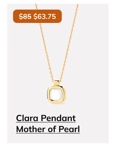 Clara Pendant Mother of Pearl