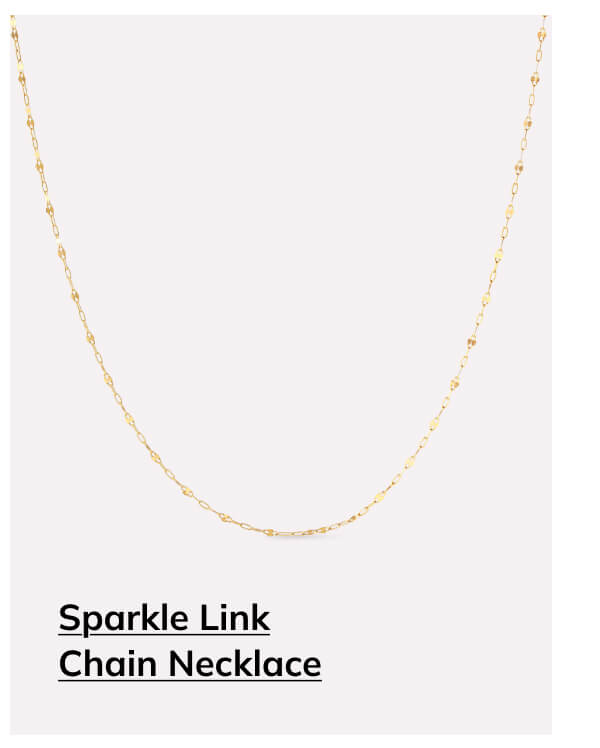 Sparkle Link Chain necklace