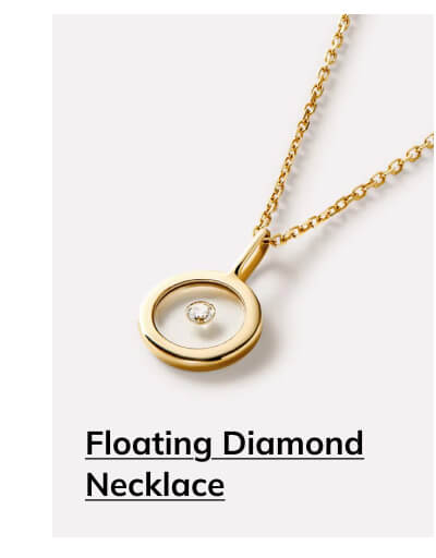 Floating Diamond Necklace