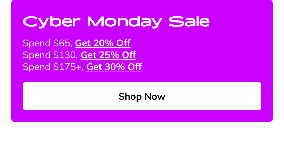 Cyber Monday Sale