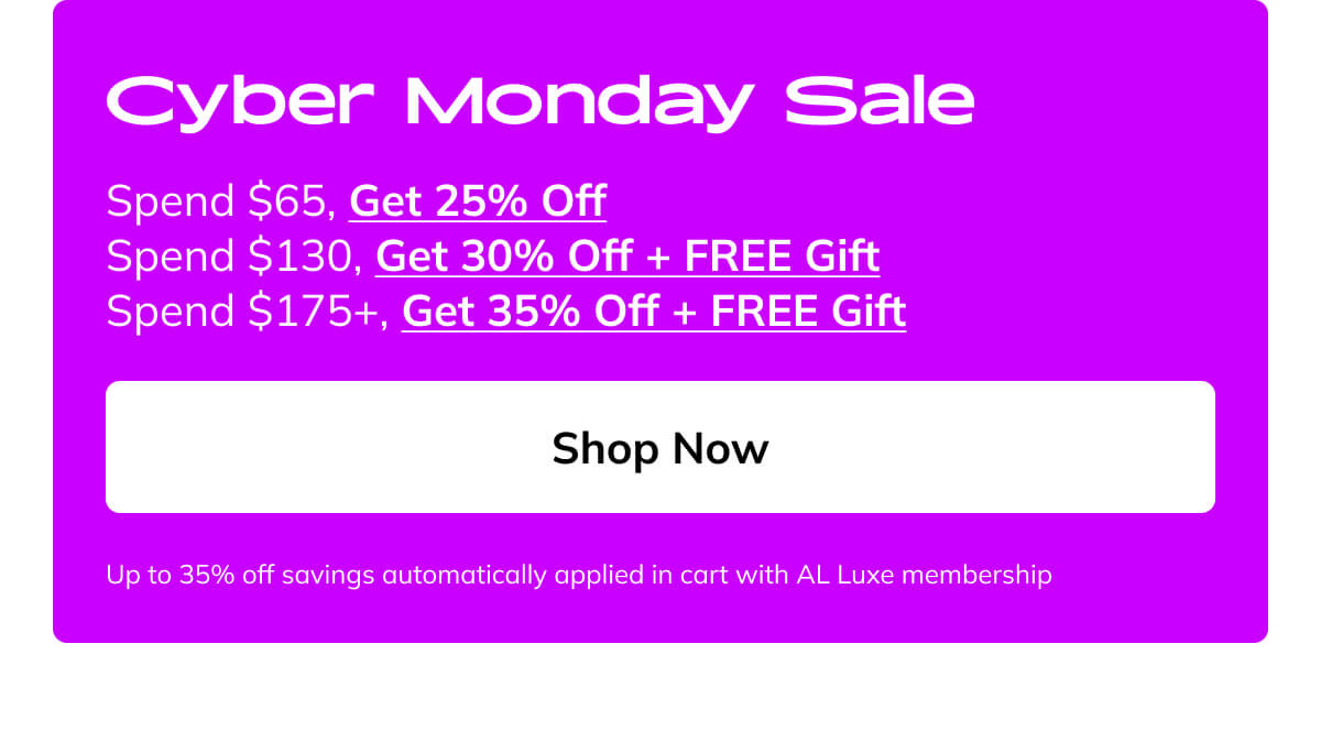 Cyber Monday Sale