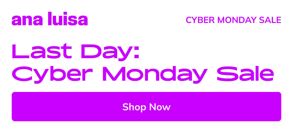 Last Day - Cyber Monday Sale