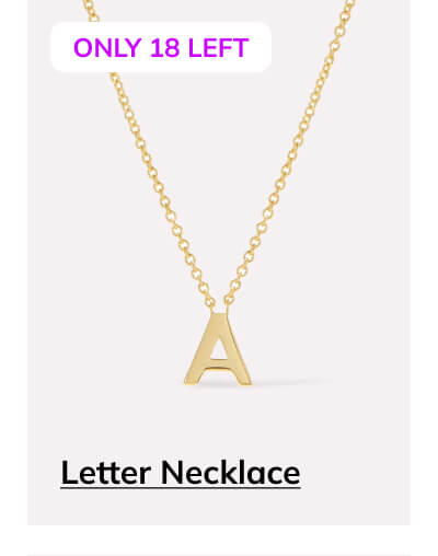 Letter Necklace