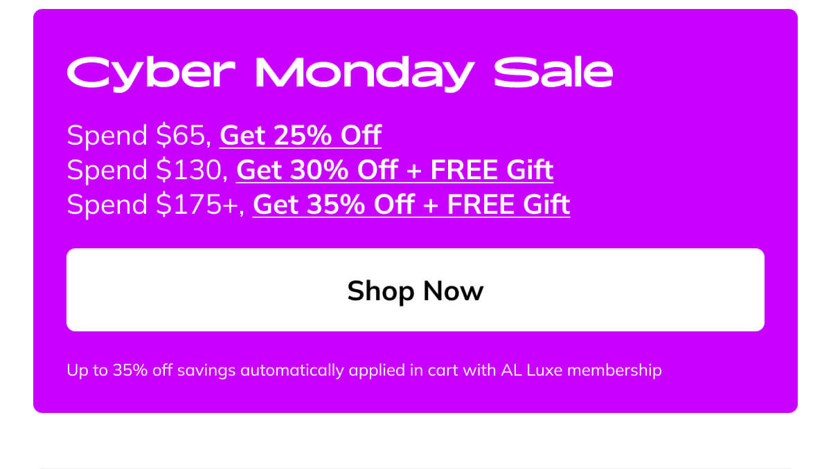Cyber Monday Sale