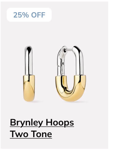Brynley Hoops Two Tone