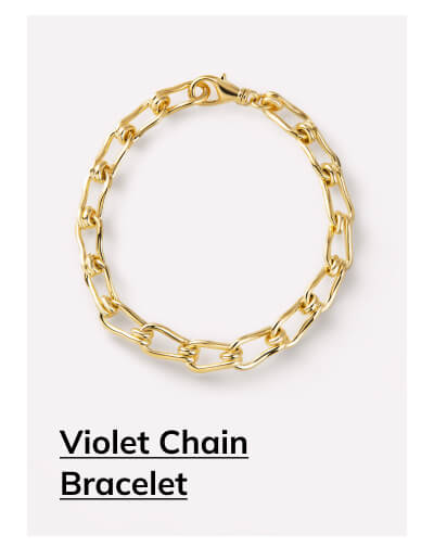 Violet Chain Bracelet