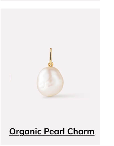 Organic Pearl Charm