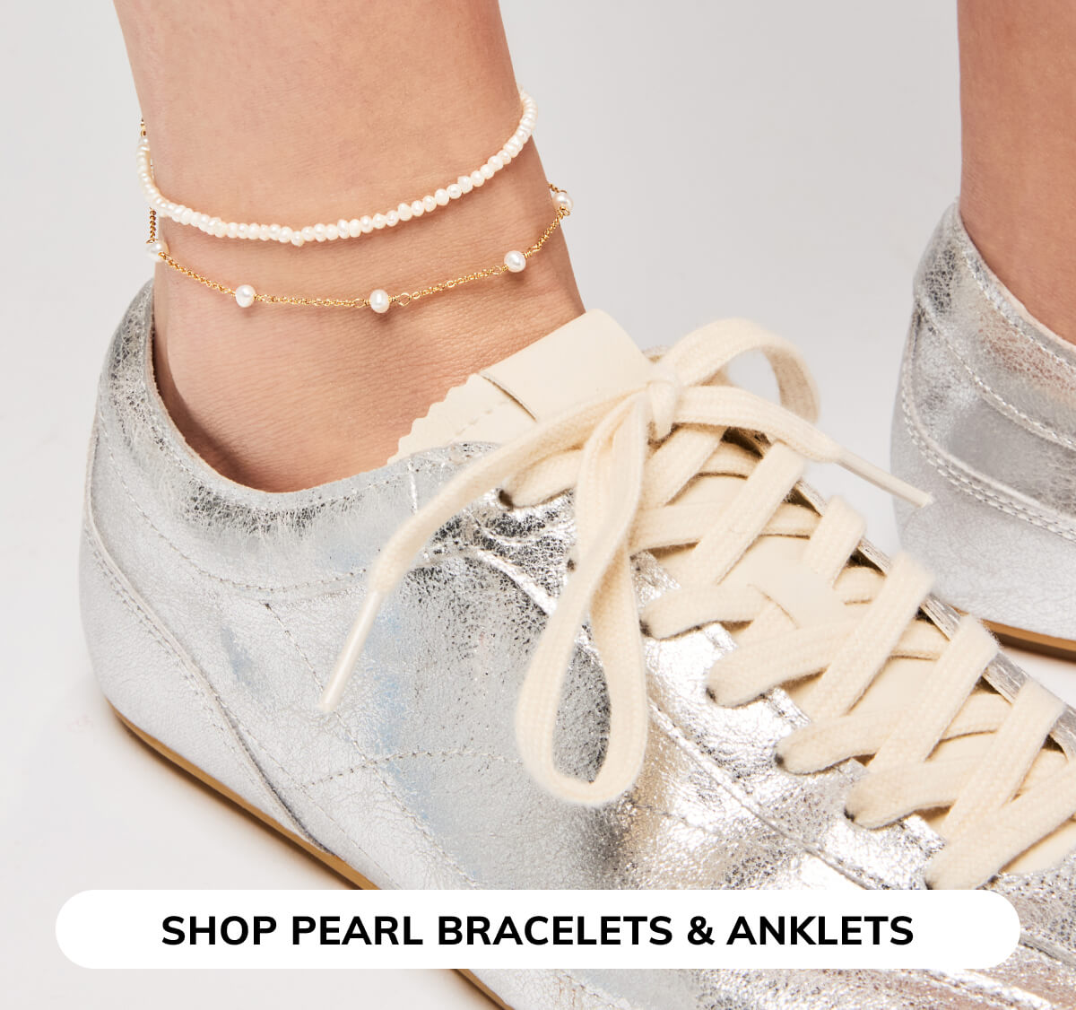 Shop Pearl bracelets and anklets