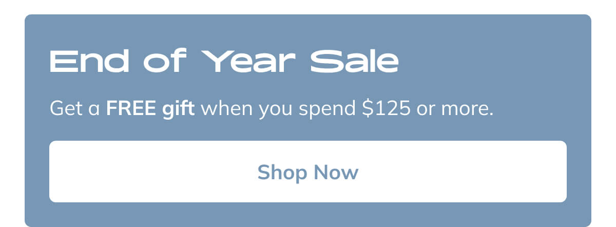 End of year sale