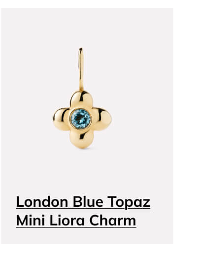 London Blue Topaz Mini Liora Charm