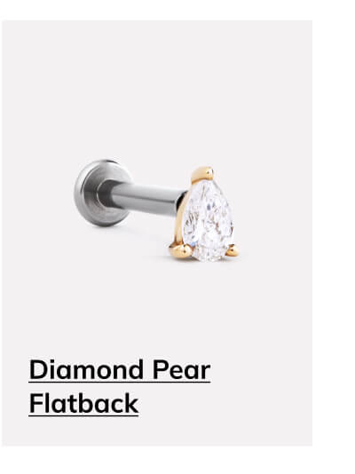 Diamond Pear Flatback