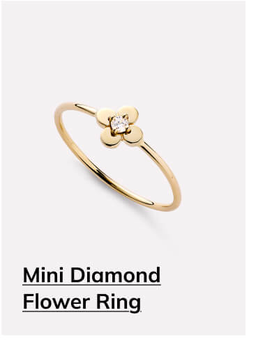 Mini Diamond Flower Ring