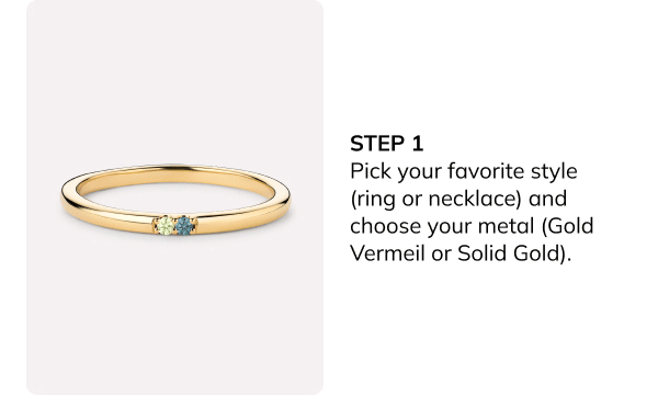Step 1 - pick your favorite style and choose your metal